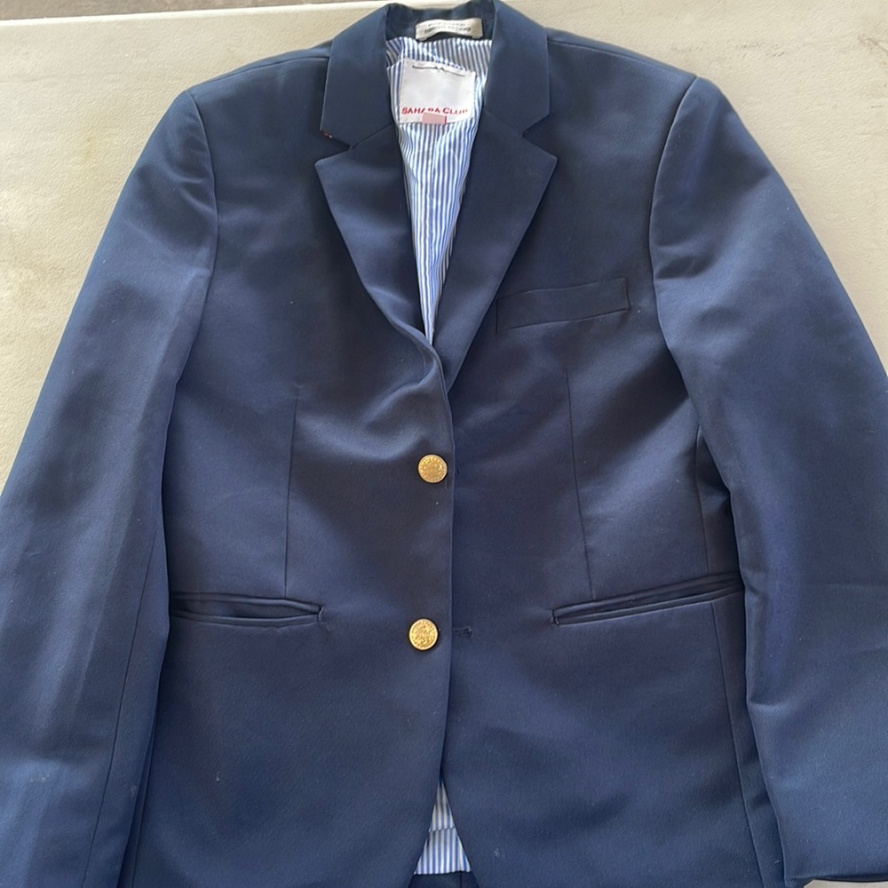 Navy Blue Sahara Club Blazer